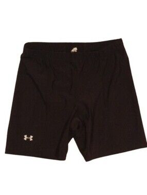 Under Armour Compression Shorts Youth Size Med Black Gym Shorts Athleisure